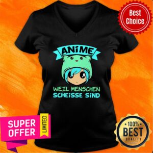 Alternative view of Anime Weil Menschen Scheisse Sind Shirt