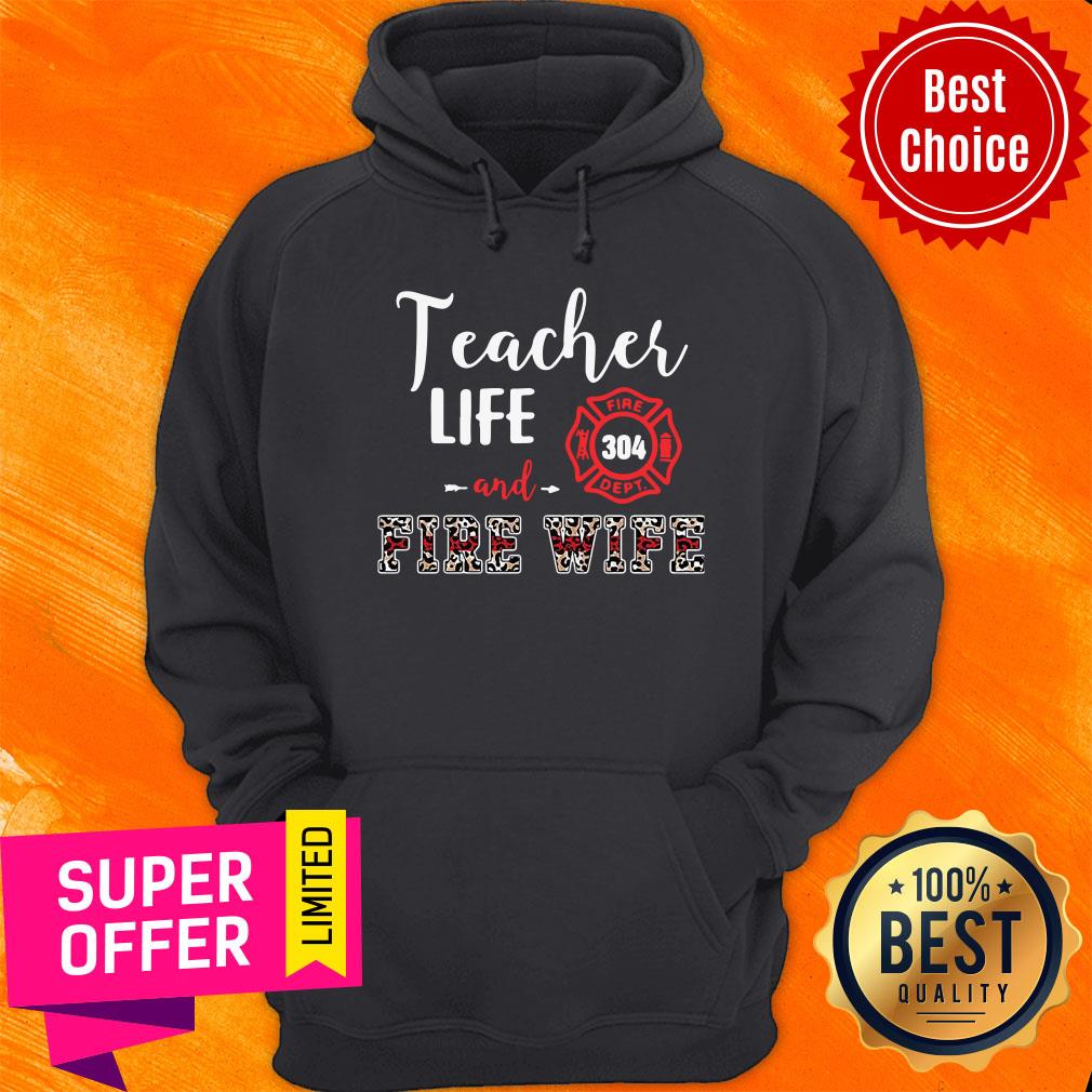 Teacher Life And Fire Wife Shirt - Image 5