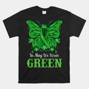 Alternative view of In May We Wear Green Mental Health Awareness Warrior Shirt