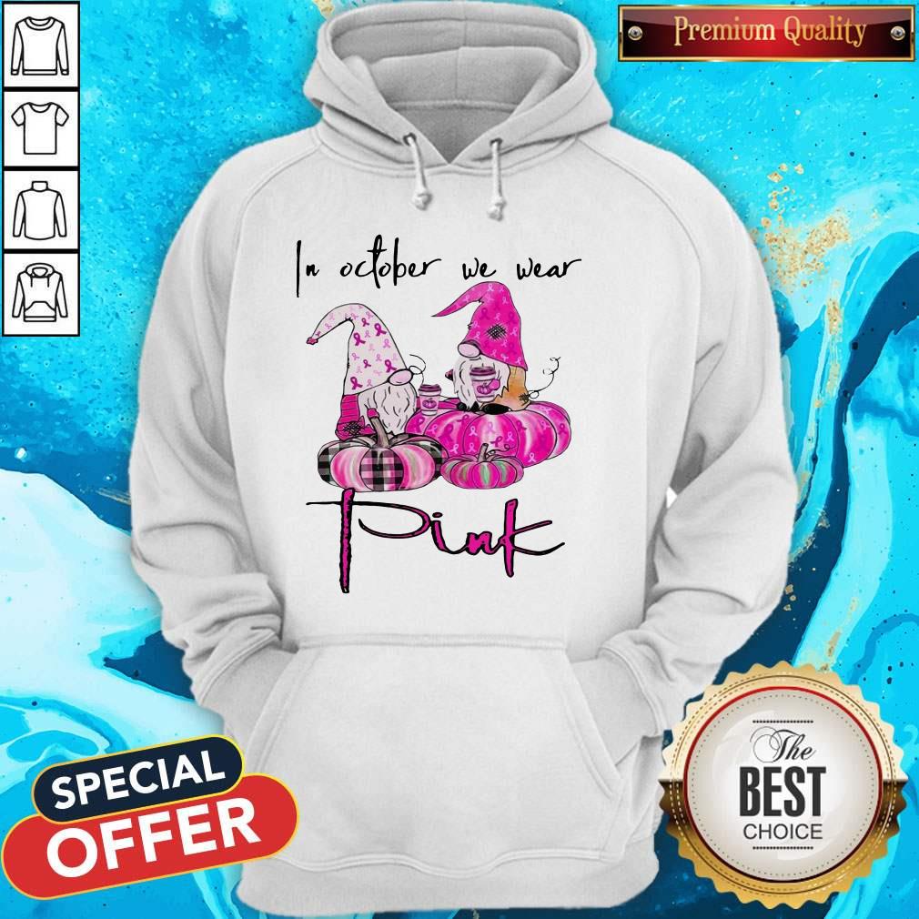 In October We Wear Pink Breast Cancer Awareness T-Shirt - Image 5