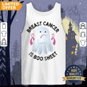 Alternative view of In October We Wear Pink Breast Cancer Boo Sheet Halloween T-Shirt