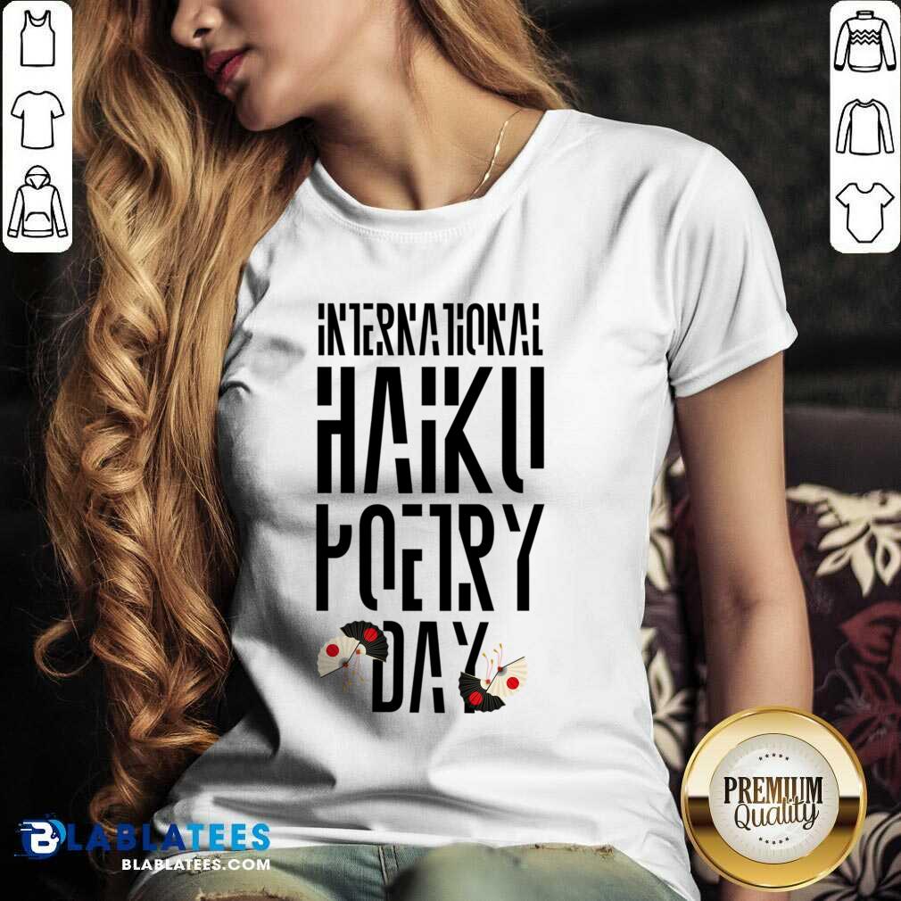 International Haiku Poetry Day Shirt - Image 2