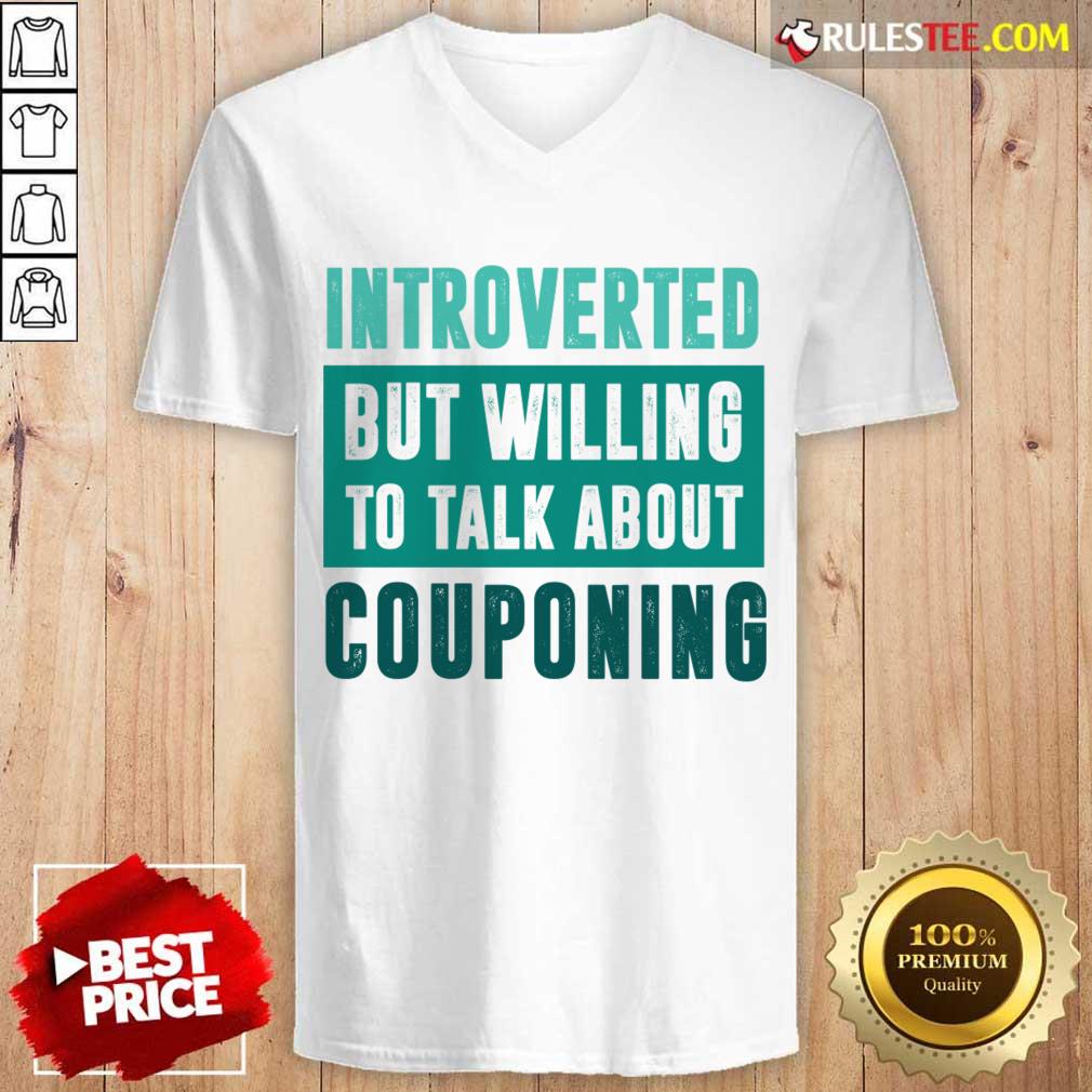 Introverted But Willing To Discuss Couponing Shirt - Image 4