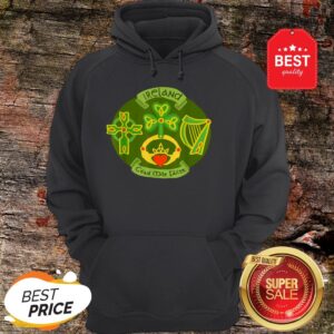 Alternative view of Ireland Saint Patrick’s Day Celtic Cross Shamrock Green T-Shirt