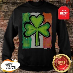 Alternative view of IRISH AMERICAN FLAG Ireland Shamrock St Patricks Day T-Shirt