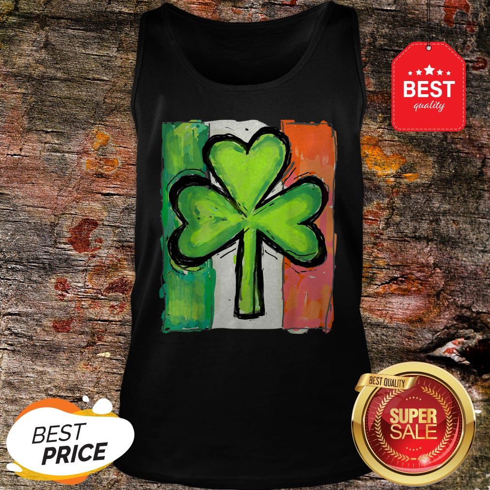 IRISH AMERICAN FLAG Ireland Shamrock St Patricks Day T-Shirt - Image 5