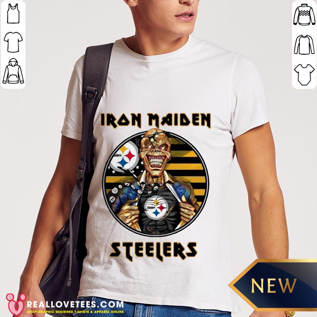 Iron Maiden Pittsburgh Steelers Halloween Football Shirt