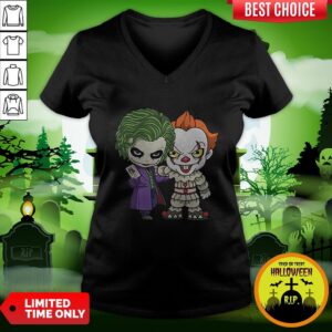 Alternative view of It Joker Pennywise Stand Together Halloween Horror Shirt