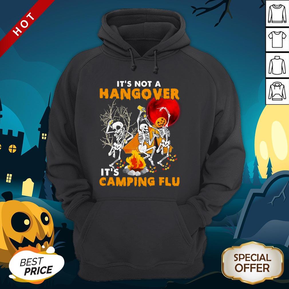 It’s Not A Hangover It’s Camping Flu Halloween Shirt - Image 5