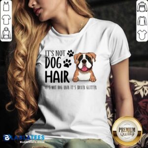 Alternative view of It's Not Dog Hair It's Boxer Glitter Shirt