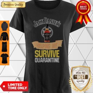 Jack Daniel’s Helping Me Survive Quarantine COVID-19 Shirt