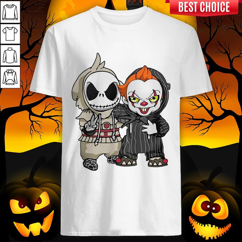 Jack Skellington And Pennywise Shirt