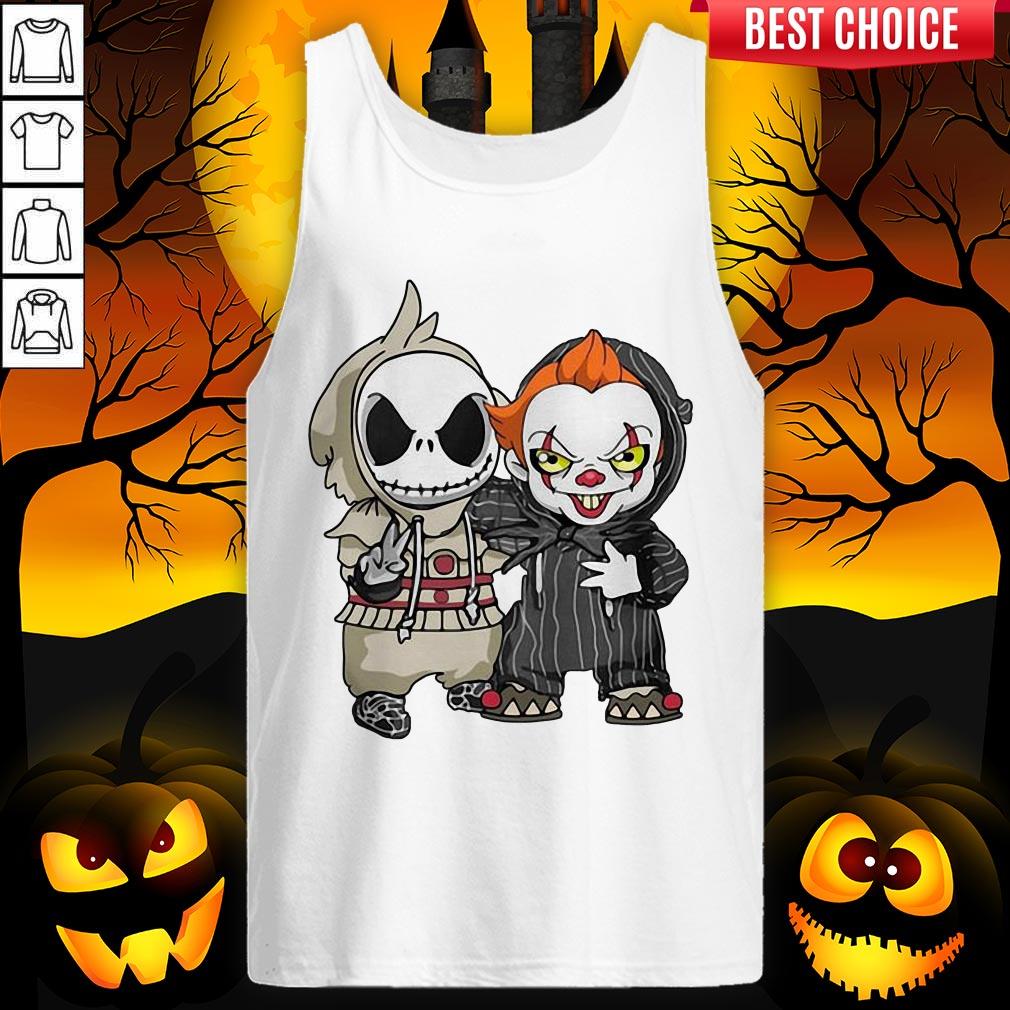 Jack Skellington And Pennywise Shirt - Image 2
