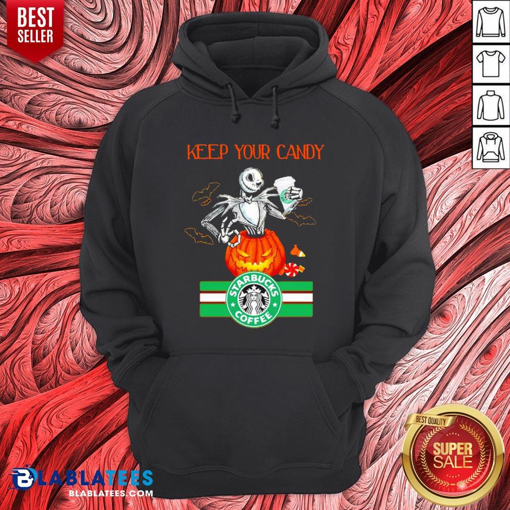 Jack Skellington Keep Your Candy I’ll Have Starbuck Coffee Shirt - Image 3