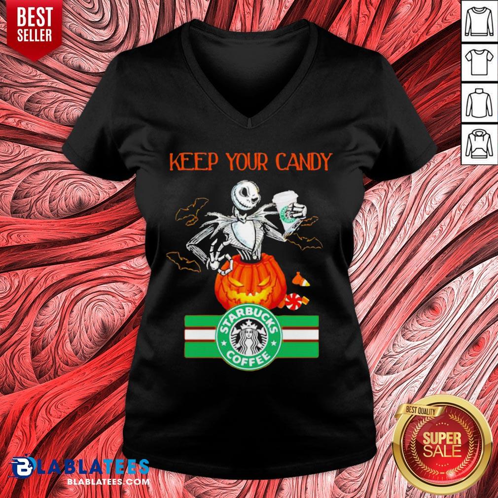 Jack Skellington Keep Your Candy I’ll Have Starbuck Coffee Shirt - Image 4