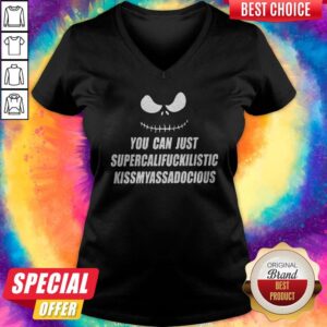 Alternative view of Jack Skellington You Can Just Supercalifragilistic Kissmyassadocious Shirt