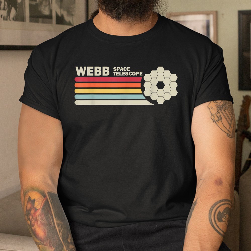 James Webb Space Telescope Retro Jwst Webb Telescope Shirt - Image 3