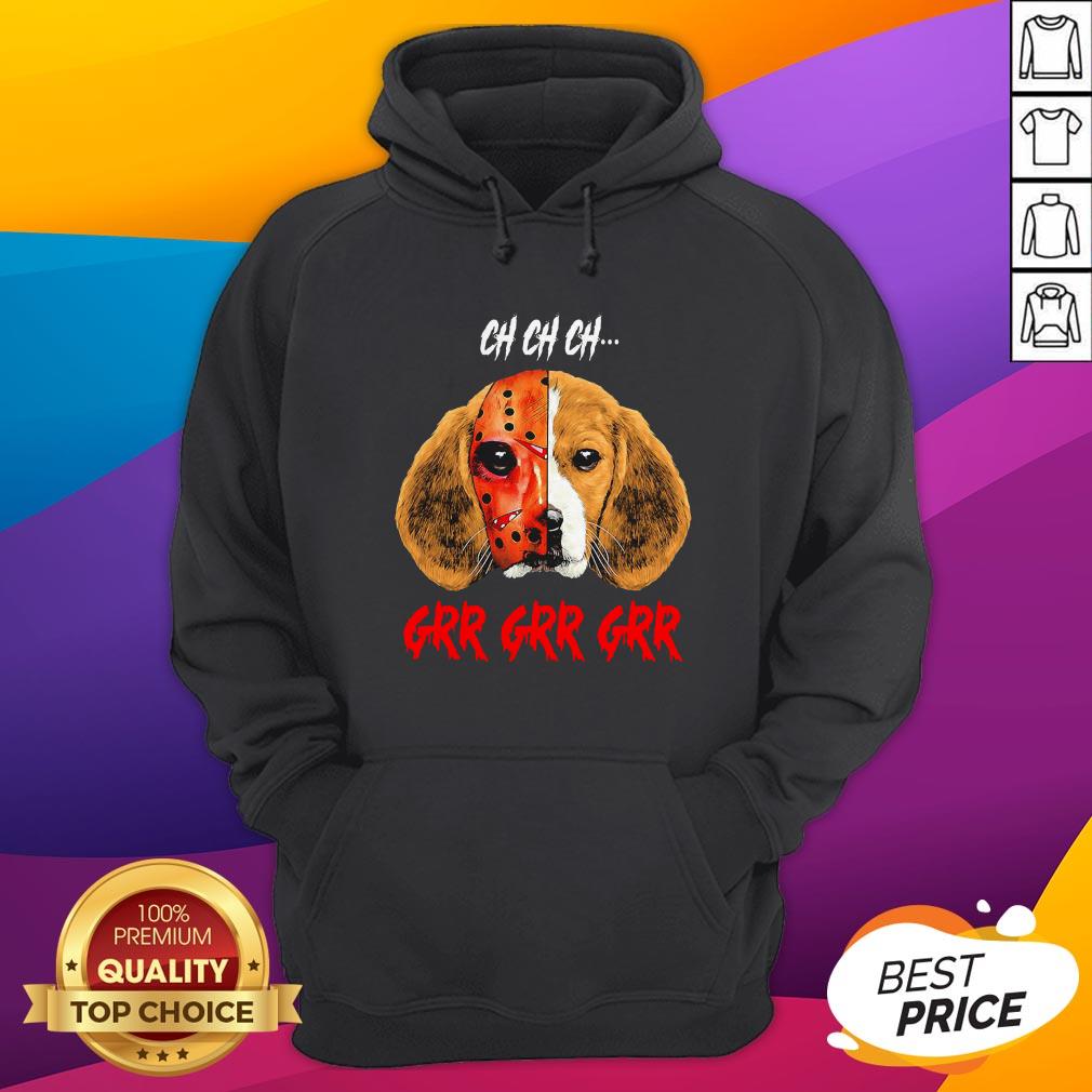 Jason Voorhees Beagles Dog Ch Ch Ch Grr Grr Grr Shirt - Image 3