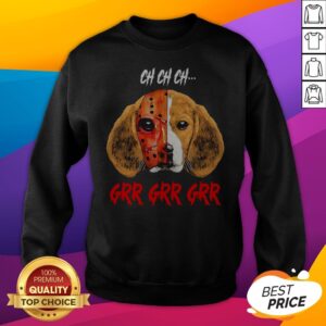 Alternative view of Jason Voorhees Beagles Dog Ch Ch Ch Grr Grr Grr Shirt