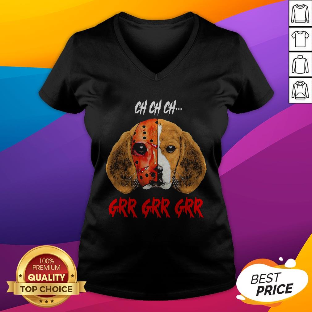 Jason Voorhees Beagles Dog Ch Ch Ch Grr Grr Grr Shirt - Image 4