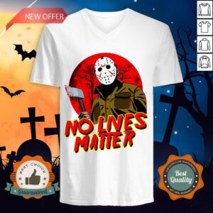 Alternative view of Jason Voorhees Halloween No Lives Matter Shirt