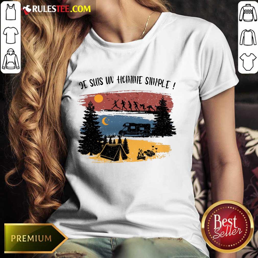 Je Suis Un Homme Simple Camping Shirt - Image 3