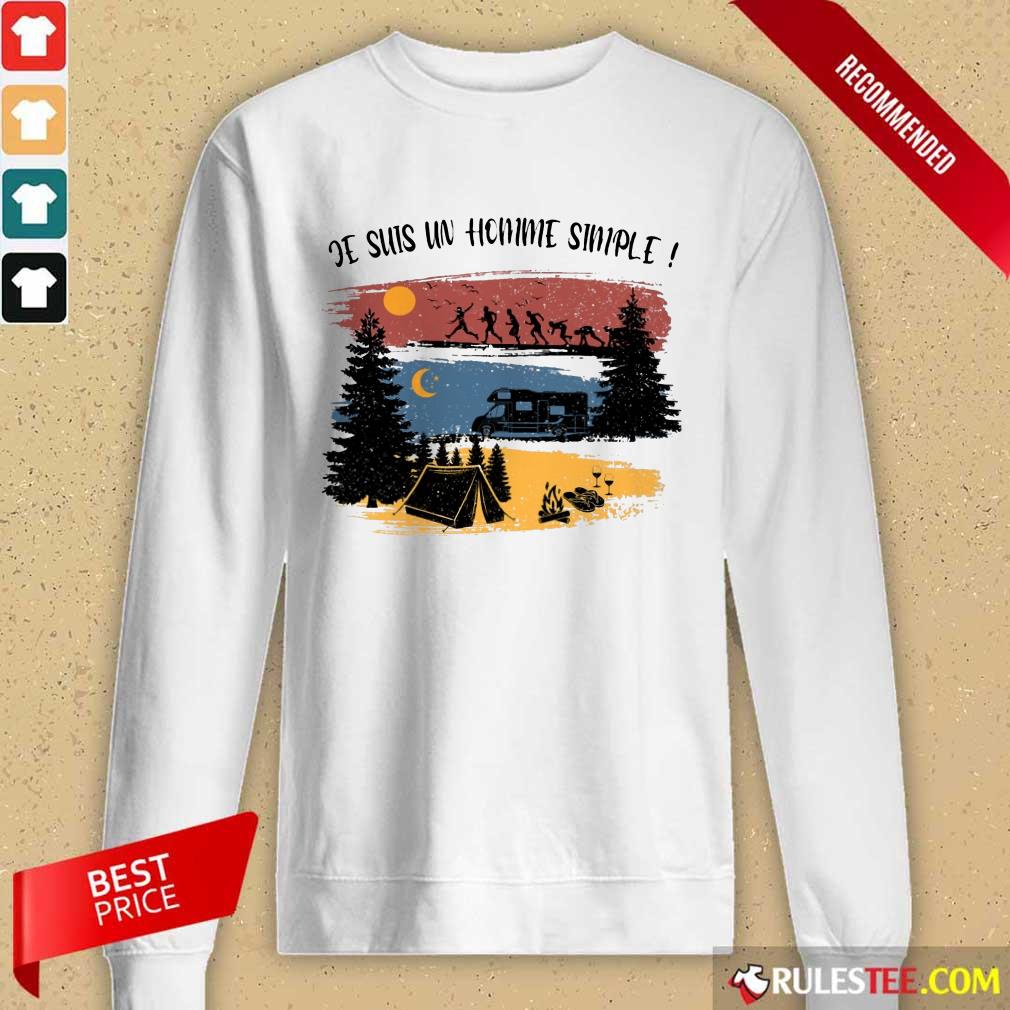 Je Suis Un Homme Simple Camping Shirt - Image 2