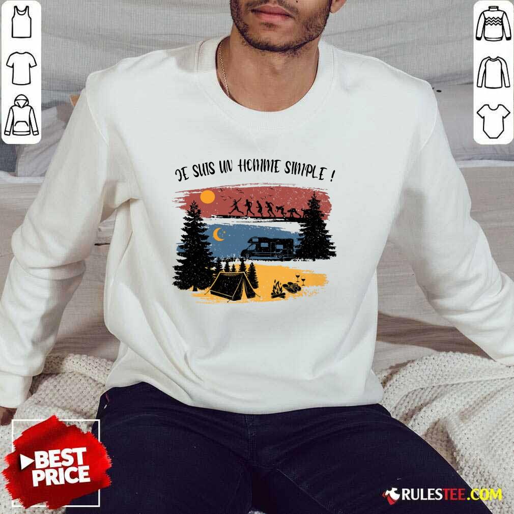 Je Suis Un Homme Simple Camping Shirt - Image 5