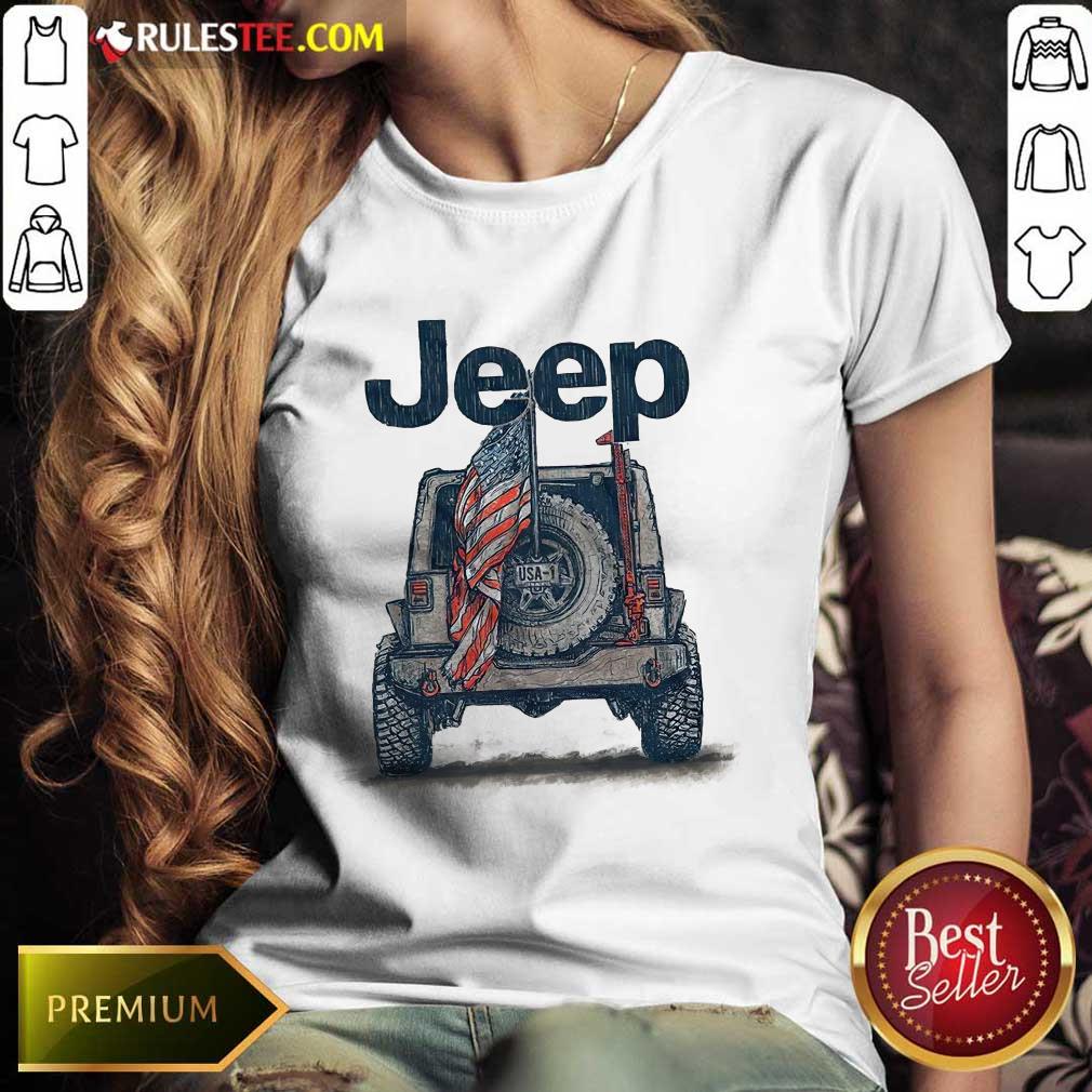 Jeep American Flag Shirt - Image 3