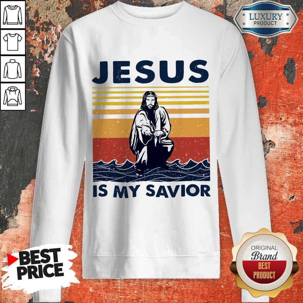 Jesus Is My Savior Vintage Shirt - Image 5