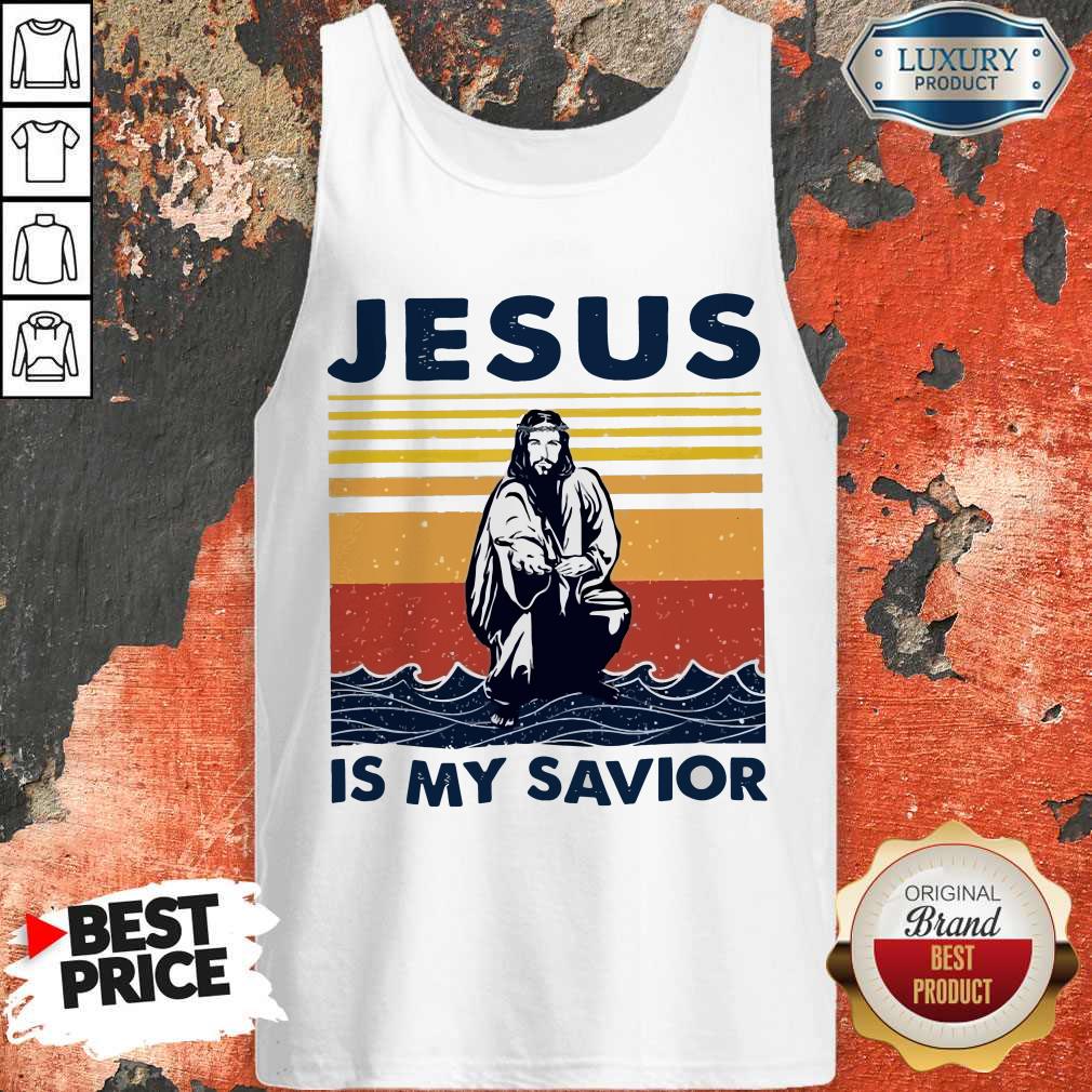 Jesus Is My Savior Vintage Shirt - Image 4