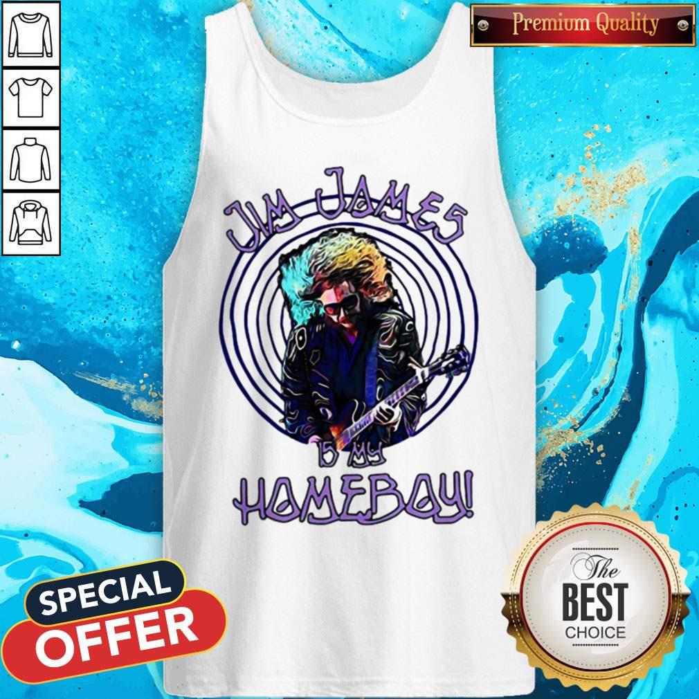 Jim James Is My Homeboy Playing Guitar Shirt - Image 5