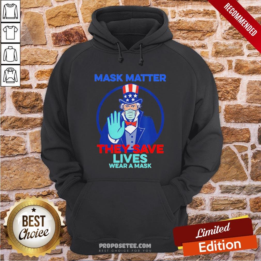 Joe Biden Mask Matter They Save Lives Wear A Mask Shirt - Image 5