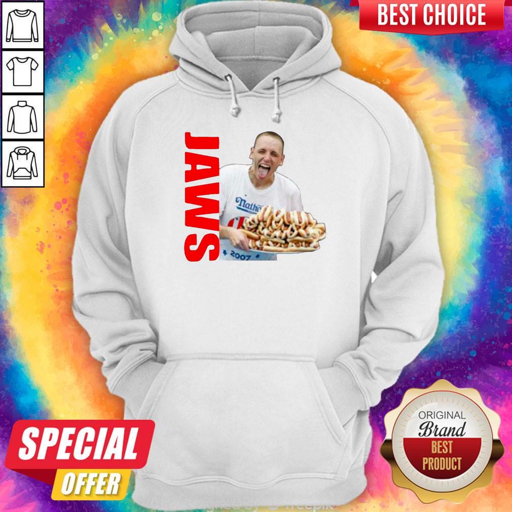 Joey Jaws Chestnut Hot Dog Eating Food Uniex Shirt - Image 3