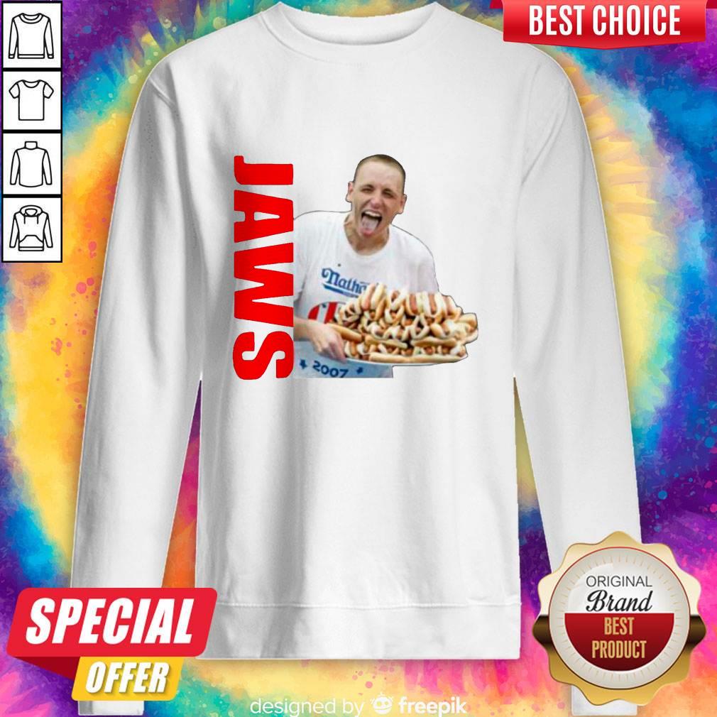 Joey Jaws Chestnut Hot Dog Eating Food Uniex Shirt - Image 5