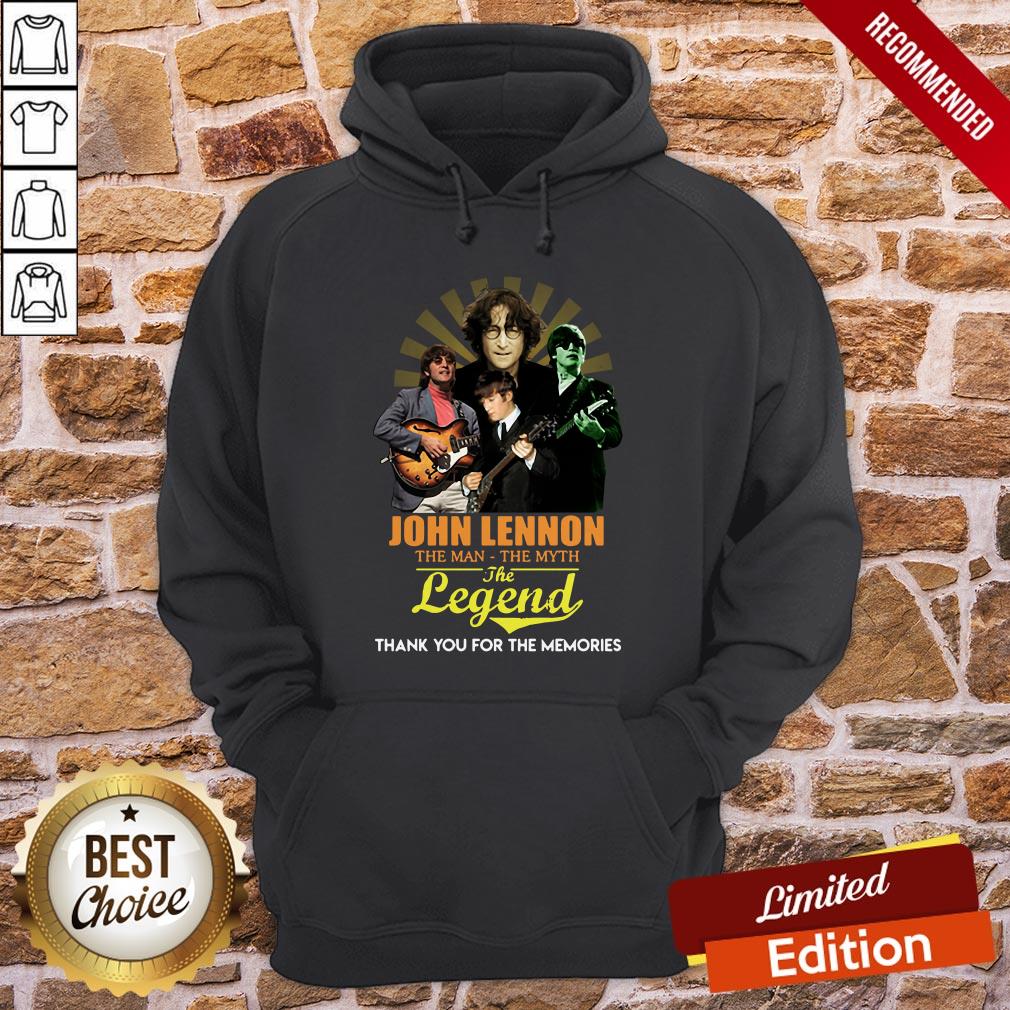 John Lennon The Man The Myth The Legend Thank You For The Memories Shirt - Image 5
