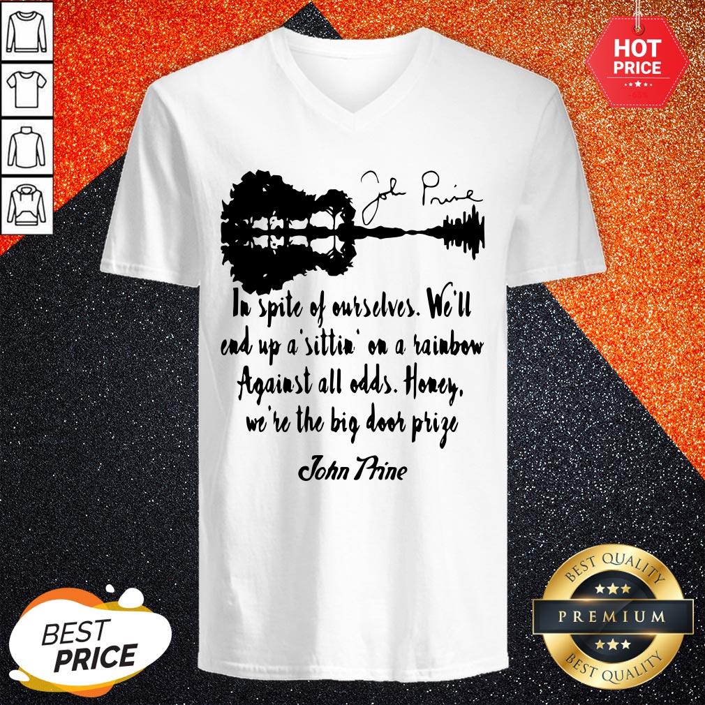John Prine In Spite Of Ourselves Guitar Signature Shirt - Image 2