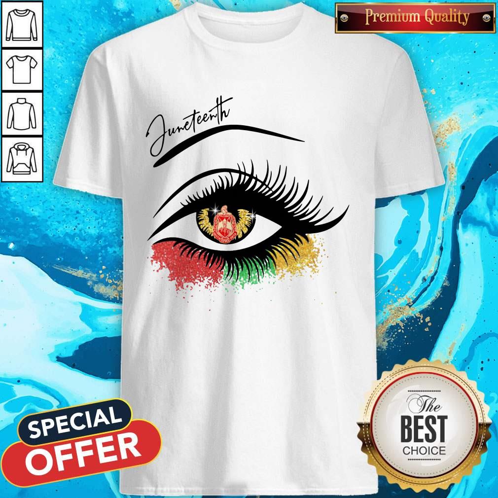 Juneteenth Eye Delta Sigma Theta Shirt