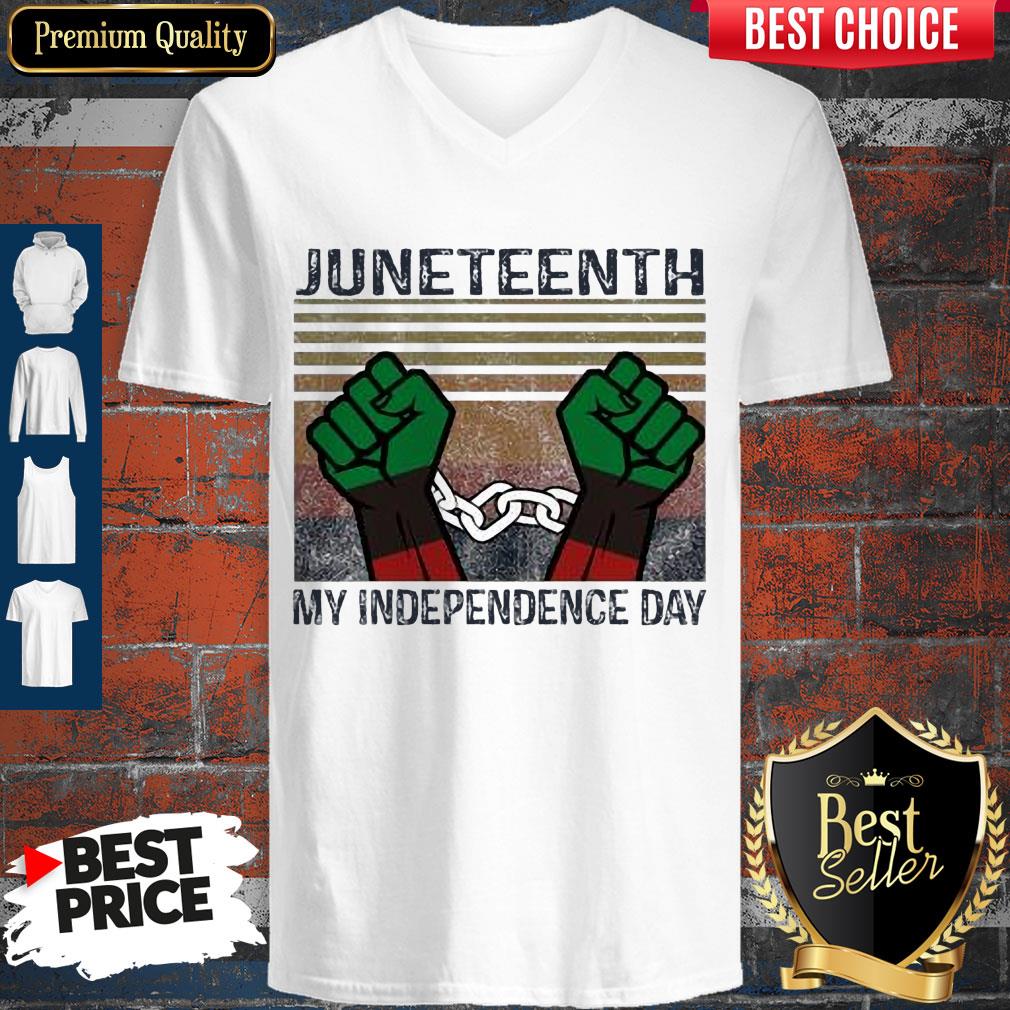 Juneteenth My Independence Day Vintage Shirt - Image 3