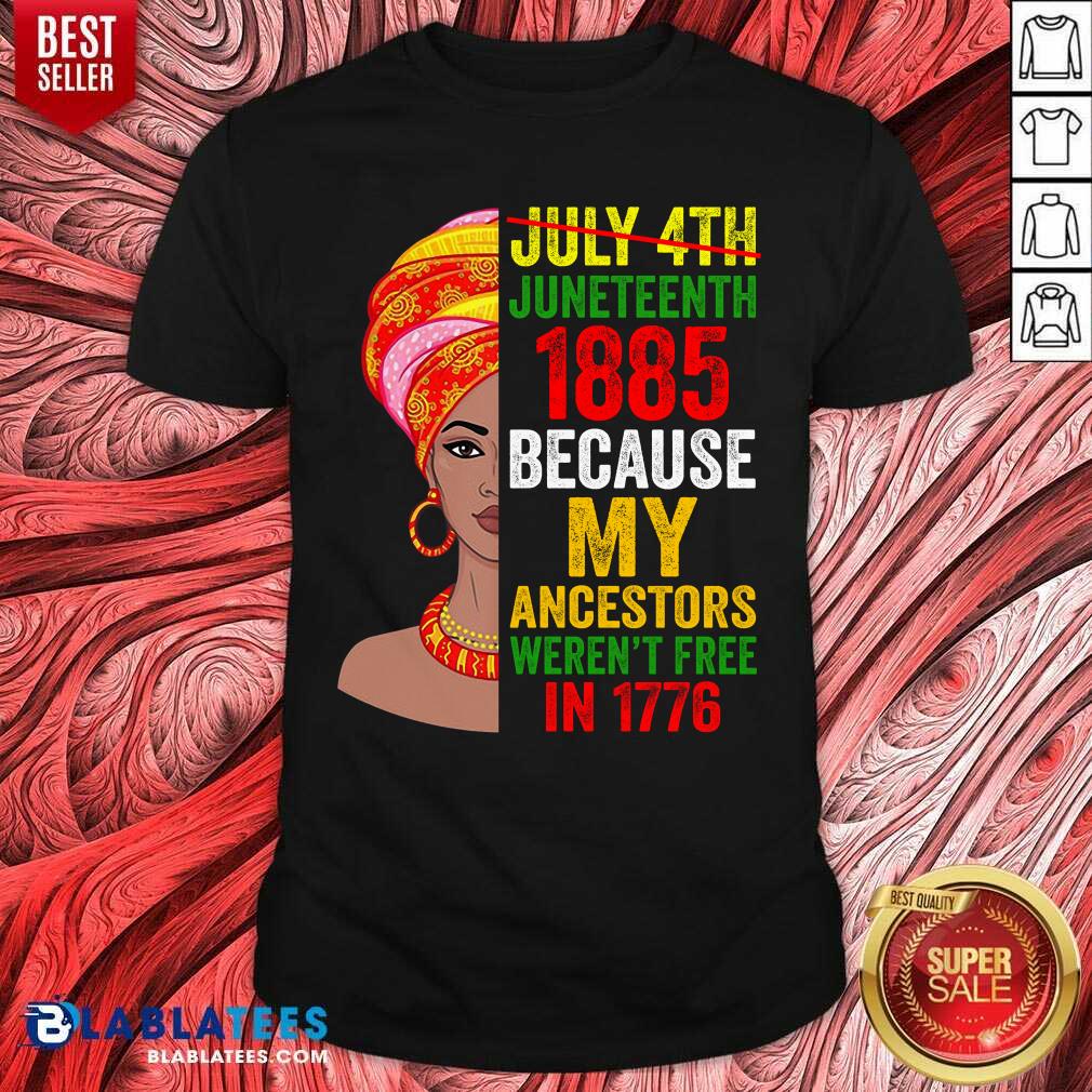 Juneteenth Queen Melanin African American Women Shirt