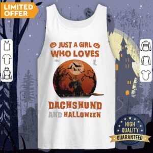 Alternative view of Just A Girl Who Loves Dachshund And Halloween Shirt