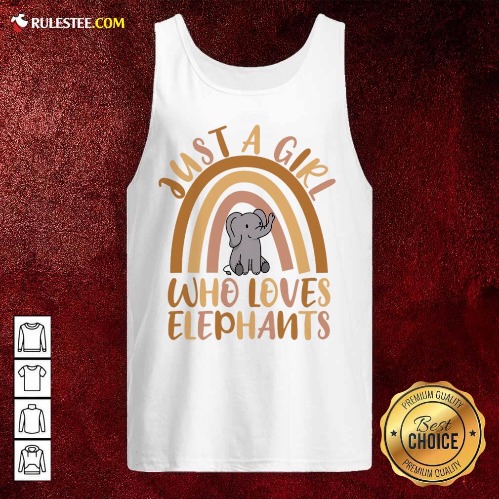 Just A Girl Who Loves Elephants Shirt - Image 2