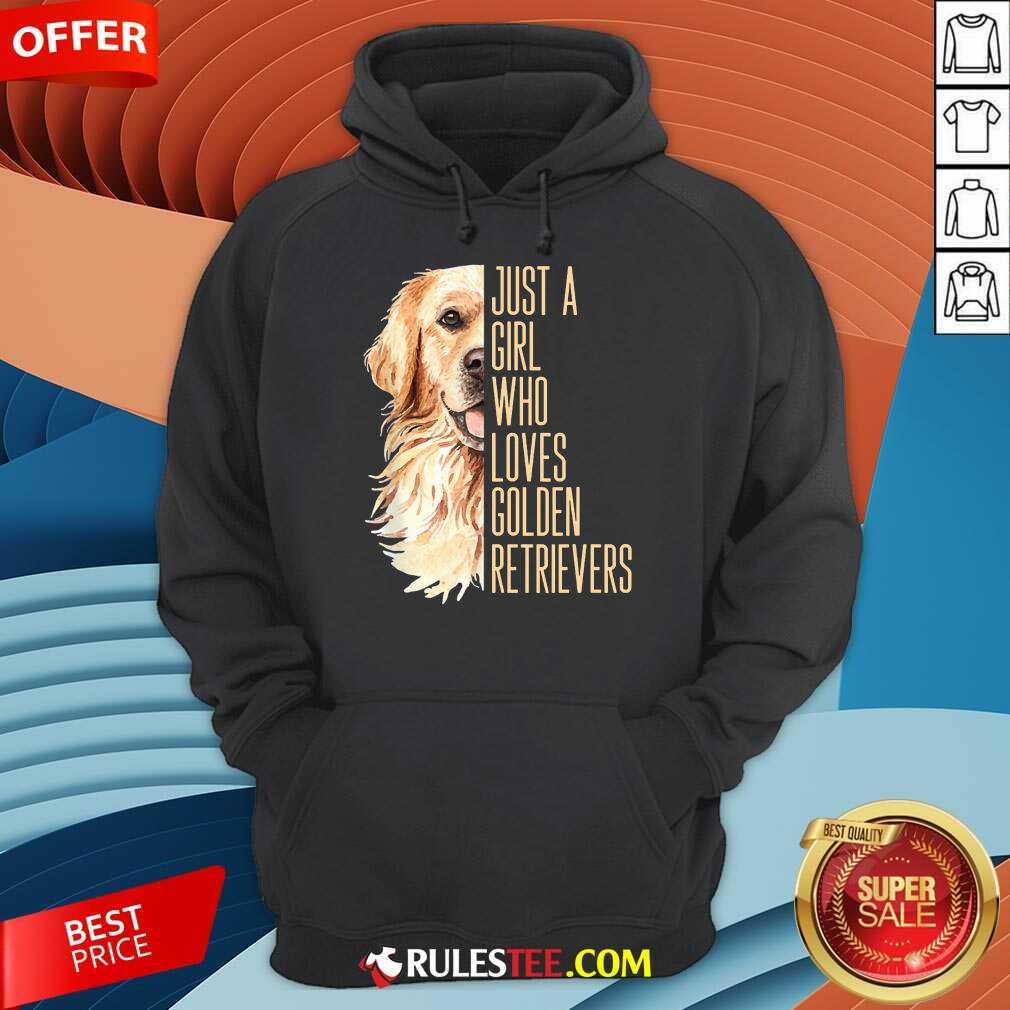Just A Girl Who Loves Golden Retriever Shirt - Image 4