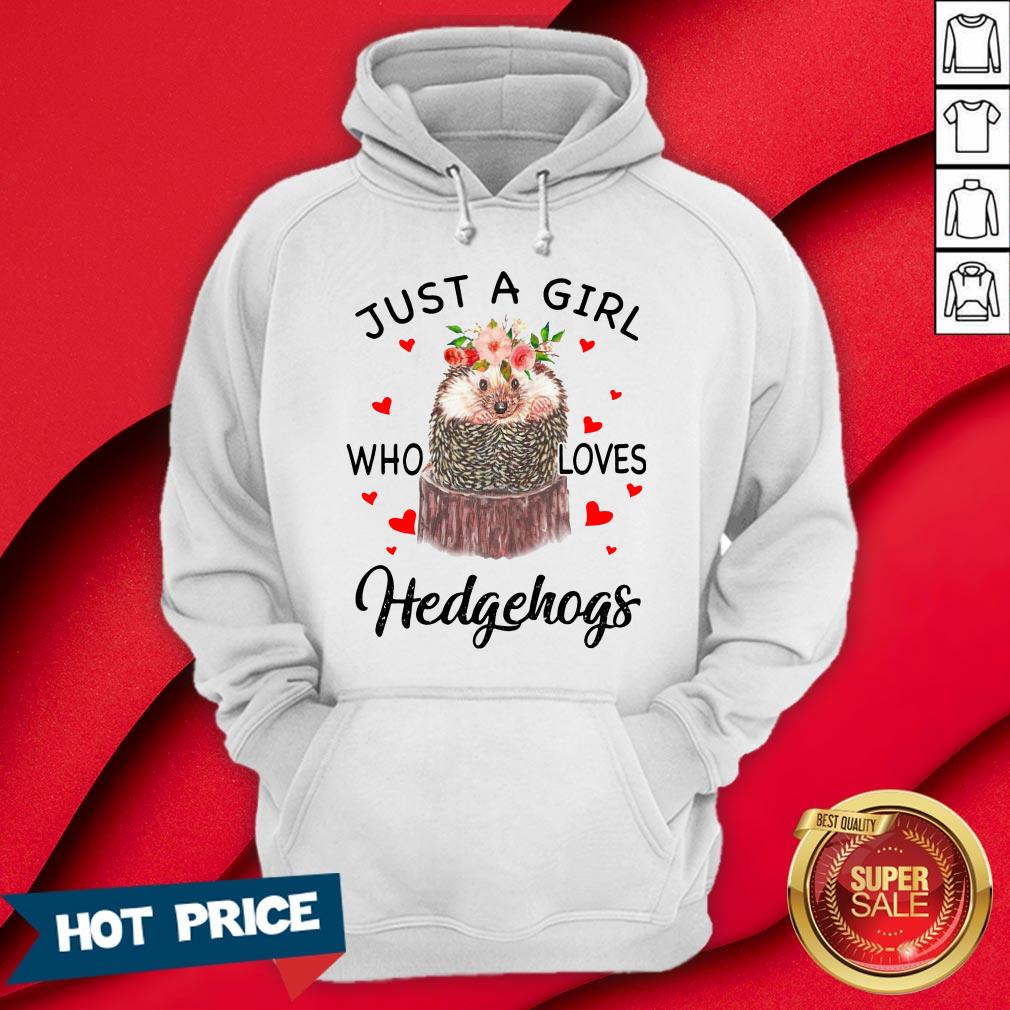 Just A Girl Who Loves Hedgehogs Shirt - Image 5