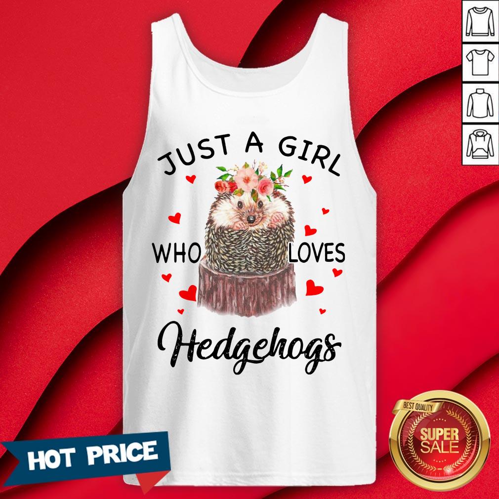 Just A Girl Who Loves Hedgehogs Shirt - Image 2