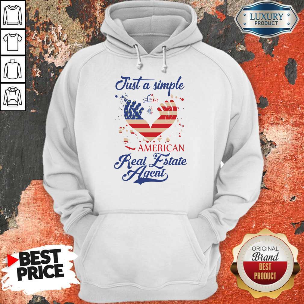Just A Simple American Real Estate Agent Shirt - Image 2