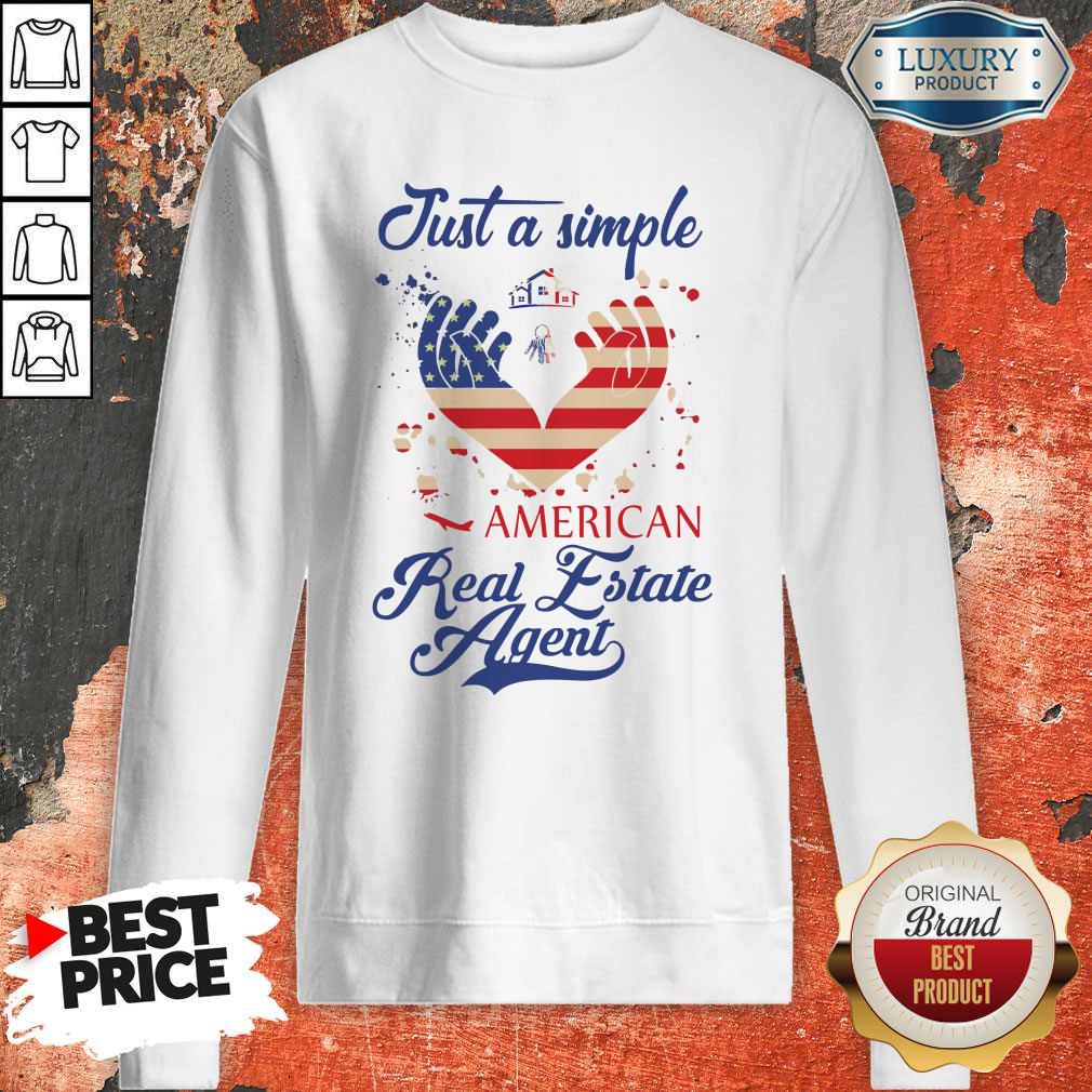 Just A Simple American Real Estate Agent Shirt - Image 5