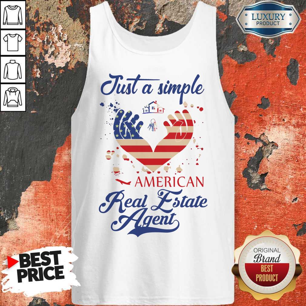 Just A Simple American Real Estate Agent Shirt - Image 4