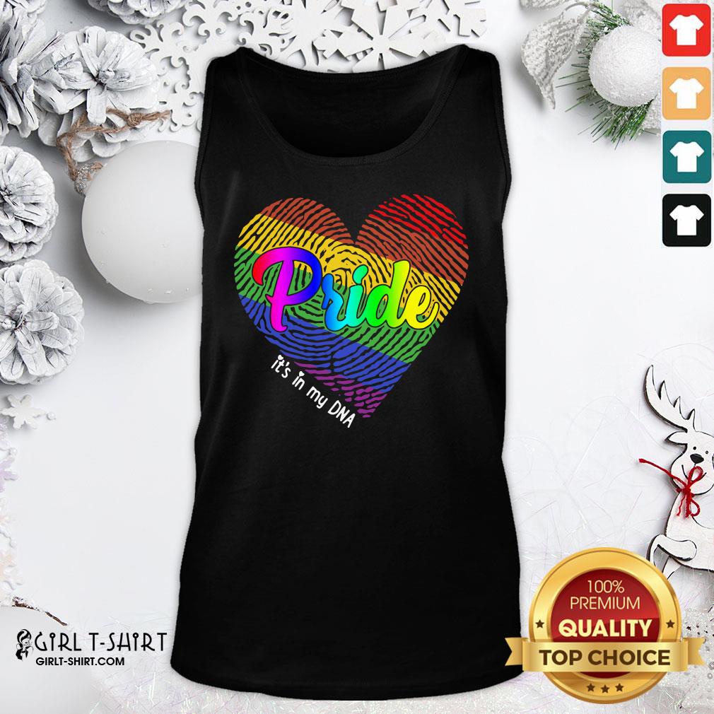Just LGBT Pride Heart It’s In My DNA Shirt - Image 3