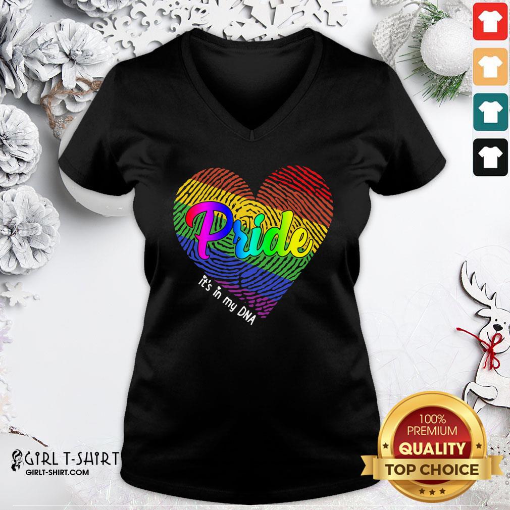 Just LGBT Pride Heart It’s In My DNA Shirt - Image 2